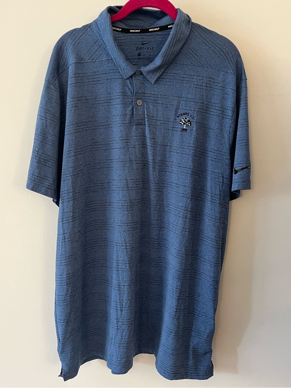 Nike Golf Dri-FIT Polo Shirt XL Historic Logo